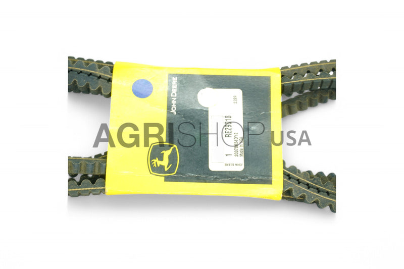 JOHN DEERE - RE29018 ENGINE AUXILIARY BELT SET, EFFECTIVE LENGTH 1676.5 MM (66 INCH) -  "AVAILABLE"