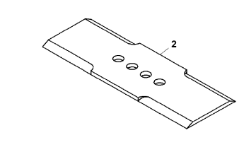 JOHN DEERE - CXT25402 - (0241380789) -  Blade, Basecutter 6mm (4 Edge) "Available in Factory, Request a Quote!"